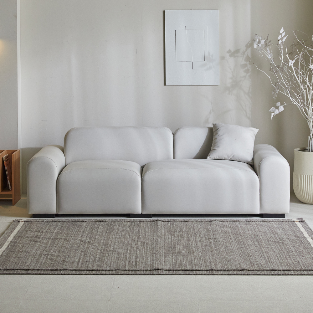 파로마 벤티에 언밸런스 에어레더 3인용 소파 방문설치 318,600원