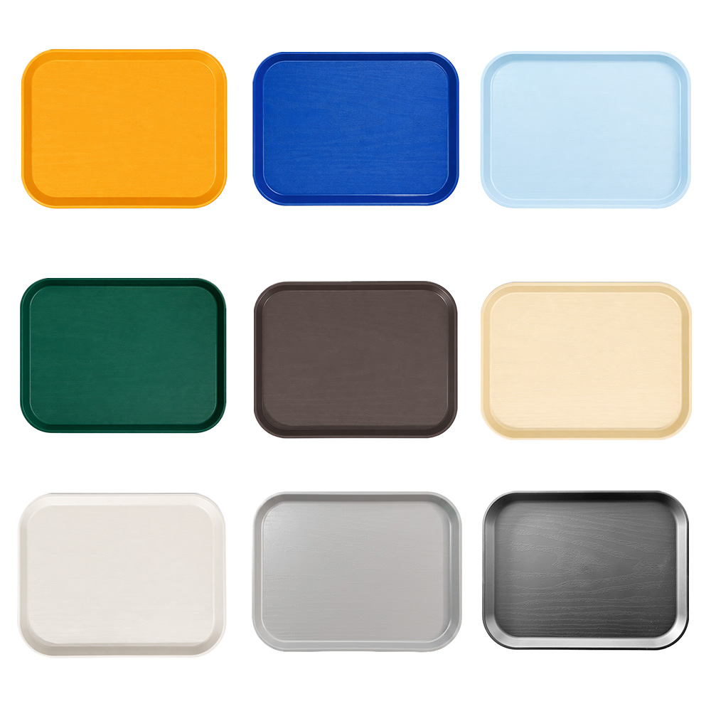 컬러 트레이 쟁반 나무무늬 ABS 카페 트레이 소소, 1개, 바닐라 베이지 2,400원