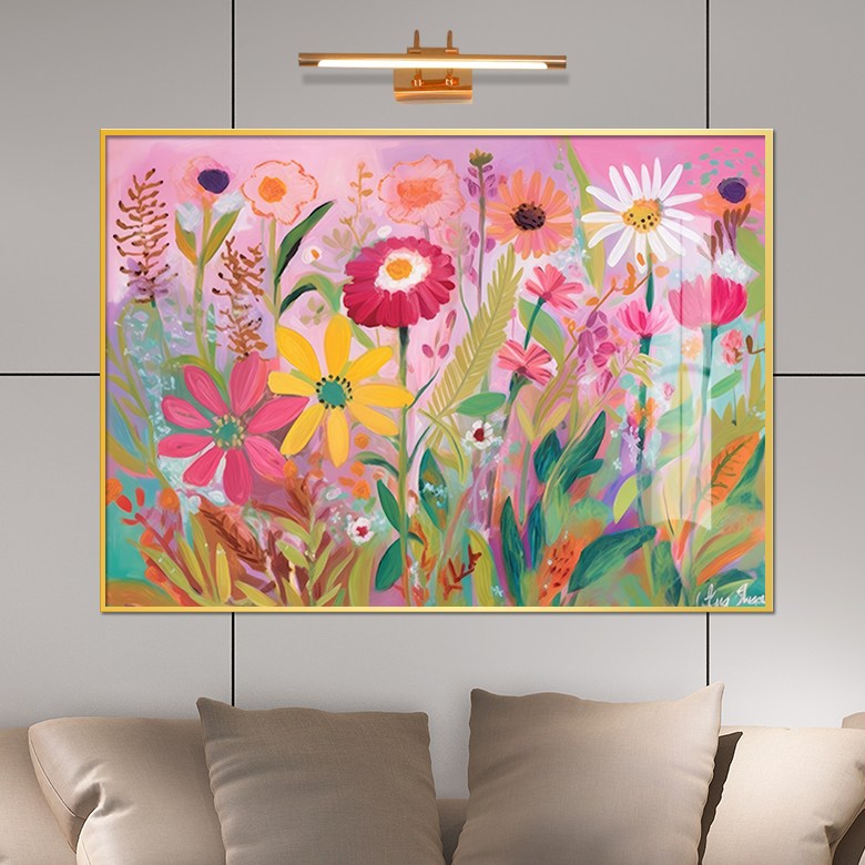 보고아트 사계절 예쁜 액자 알록달록 플라워 거실 카페 인테리어 액자 소품, [7]알록달록 꽃밭_H 78,900원