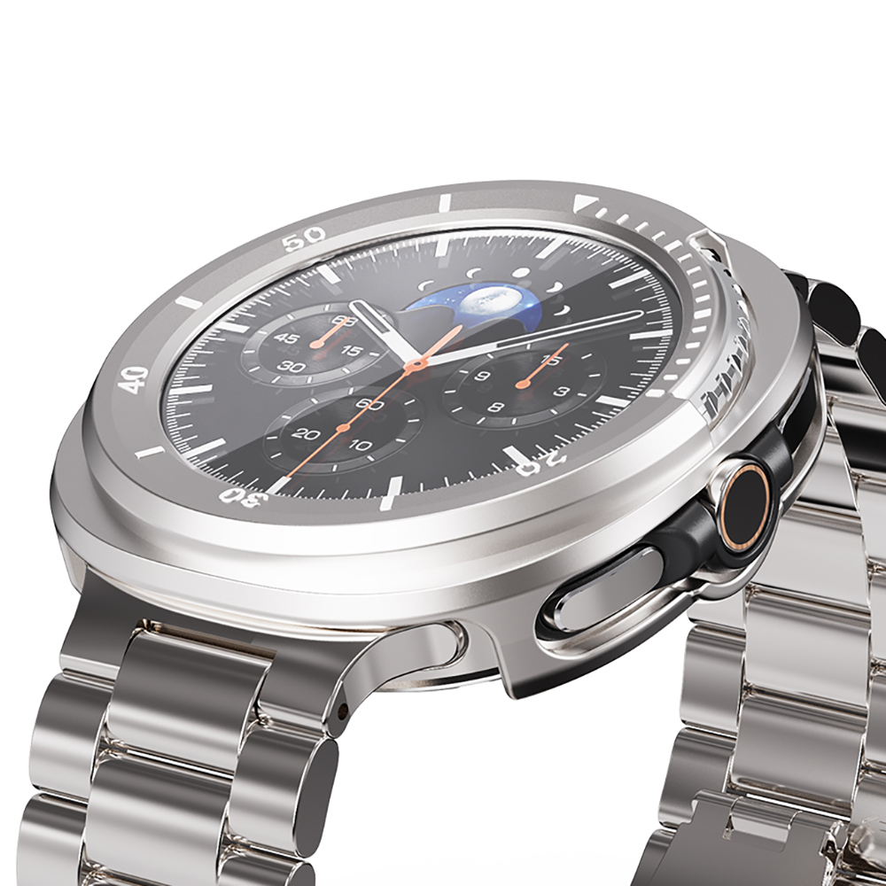 칸탐 갤럭시워치8 클래식 풀커버 베젤 케이스, 티타늄화이트, 1세트 7,900원