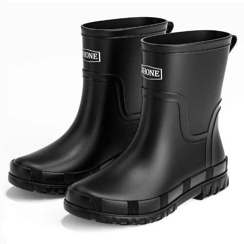 일상가 가볍고 발이편한 데일리 패션 미들 미끄럼방지 논슬립 경량 레인부츠 남성 장화 21,900원