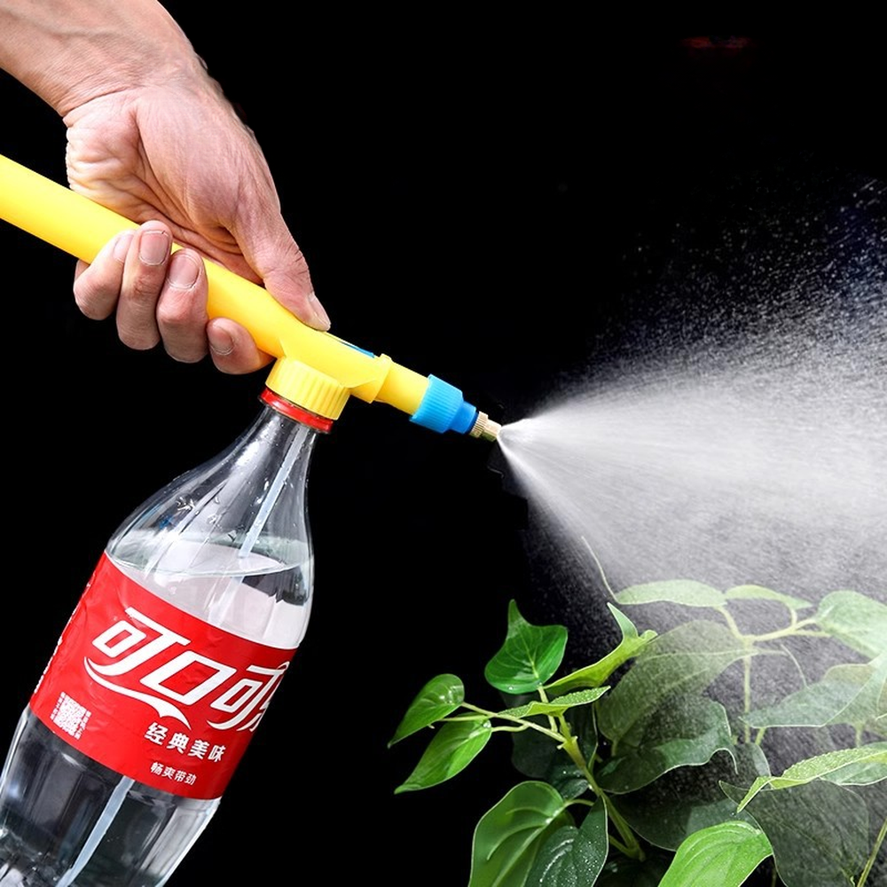 알송이 물주전자 노즐 레버 스프레이 건, 옐로우 음료수병 노즐, 1개 4,930원