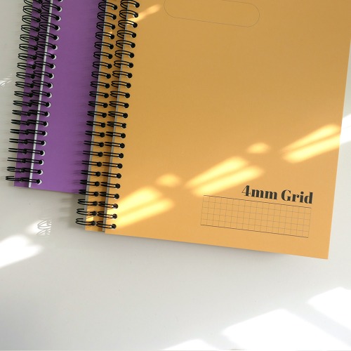건망증GMZ 더메모 스프링노트 컨텐츠 모눈노트 4권세트 (바이올렛2 옐로우2) 15,300원