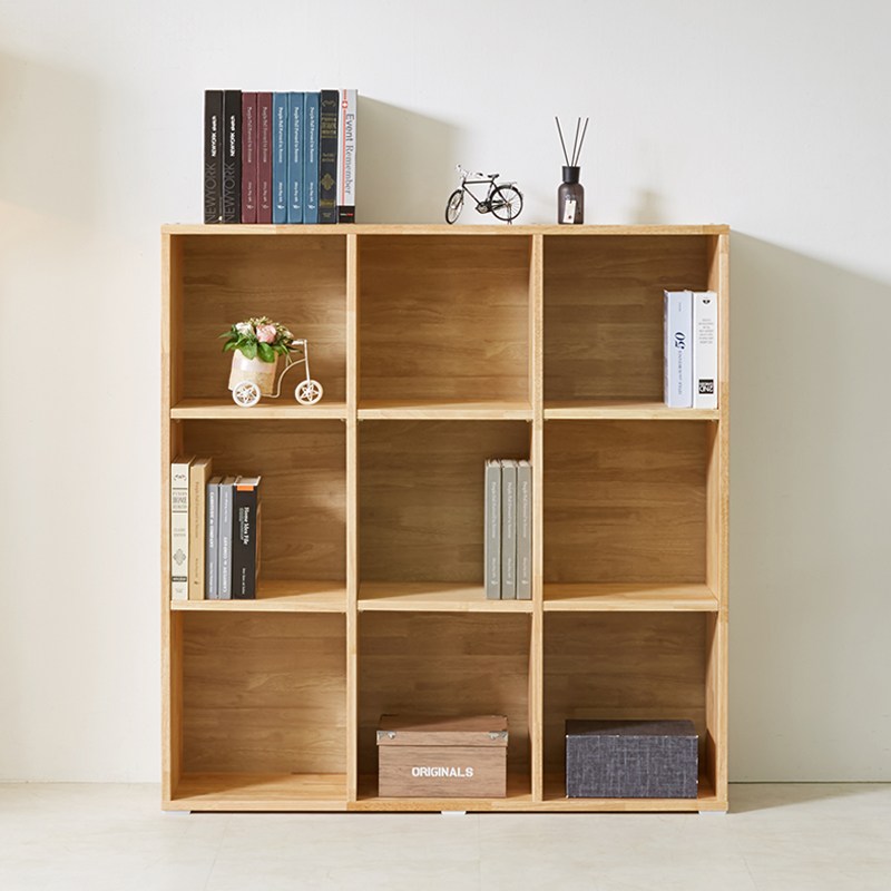 러버 원목 3단 9칸 책장, 3단, 원색 249,000원