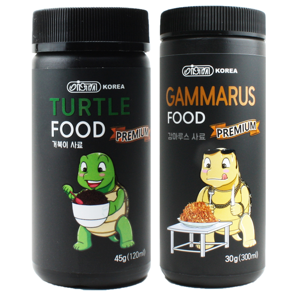 이스타 감마루스 거북이사료 45g + 30g 세트 8,640원