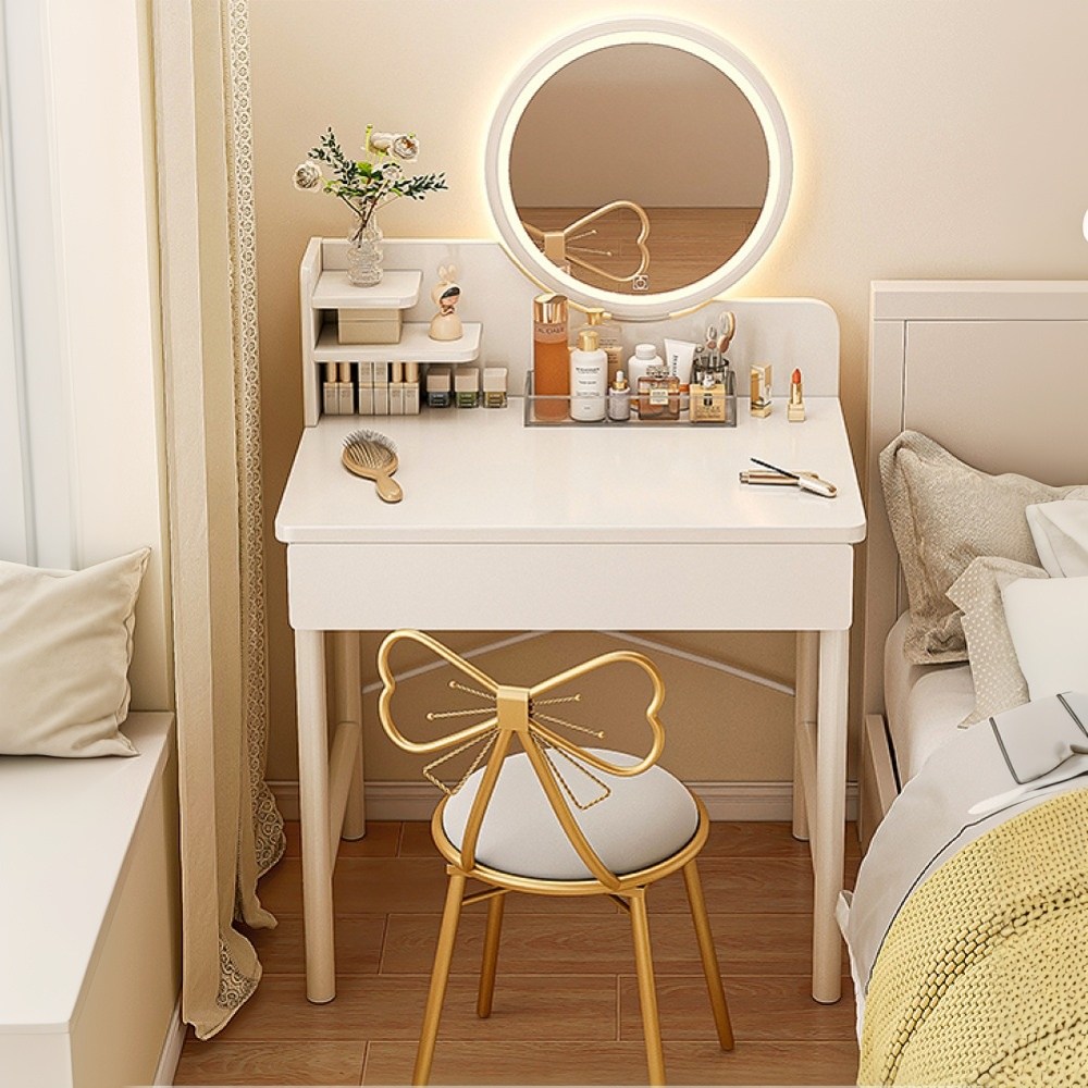 침실 거실 일자형 서랍 수납 입식 거울 화장대 113,400원