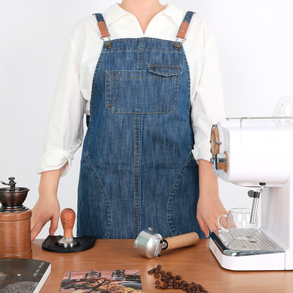 데님앞치마 카페 바리스타 미용 목공 공방 캠핑 청앞치마 자체제작 대량구매 가능 23,800원