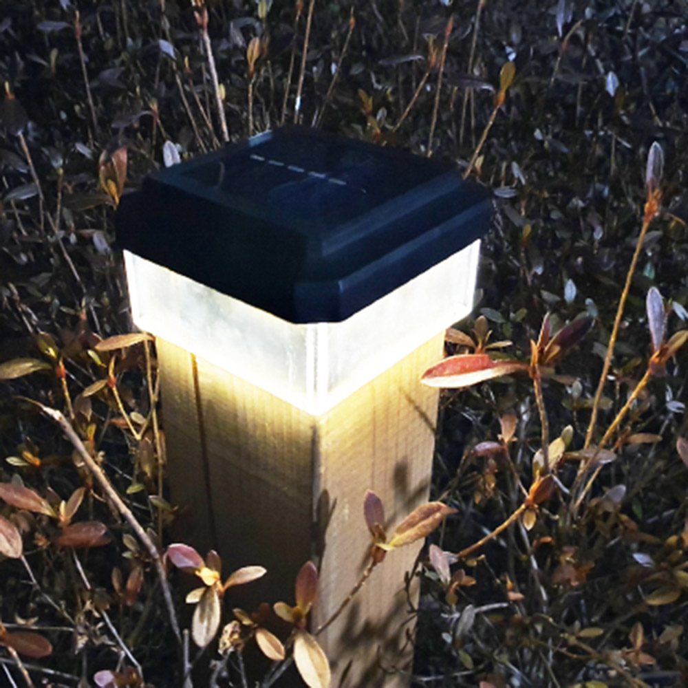 태양광 데크등 포스트캡 태양열 조명 80 90 100mm 사각기둥 전등 12,800원