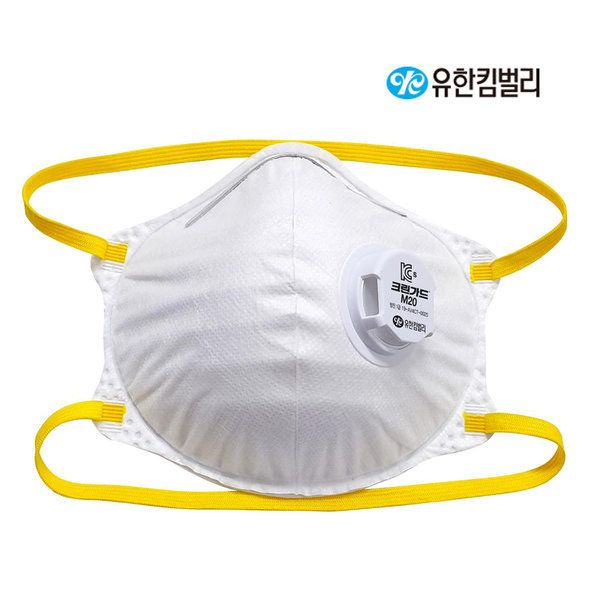 유한킴벌리 1급 방진마스크 10개 1BOX 분진 배기 밸브 밀착 산업용 일회용 분진 마스크 M20 44084 크린가드 17,400원
