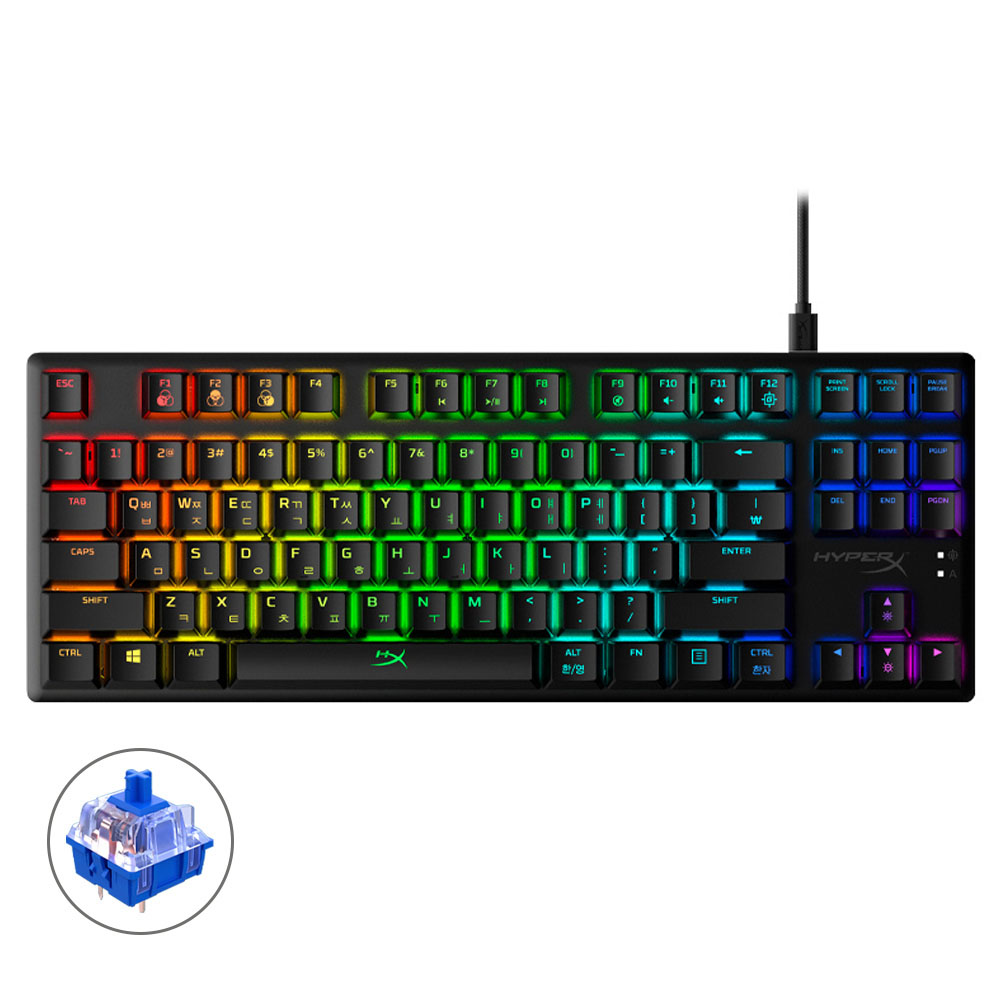 HP 하이퍼엑스 Alloy Origin Core RGB 텐키리스 기계식 게이밍 유선 키보드 139,000원