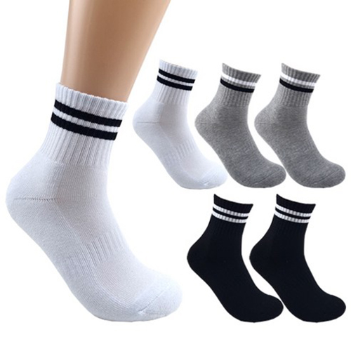 더베이직 남성용 두꺼운 이중쿠션 두줄 스포츠 중목 양말 6켤레 13,850원