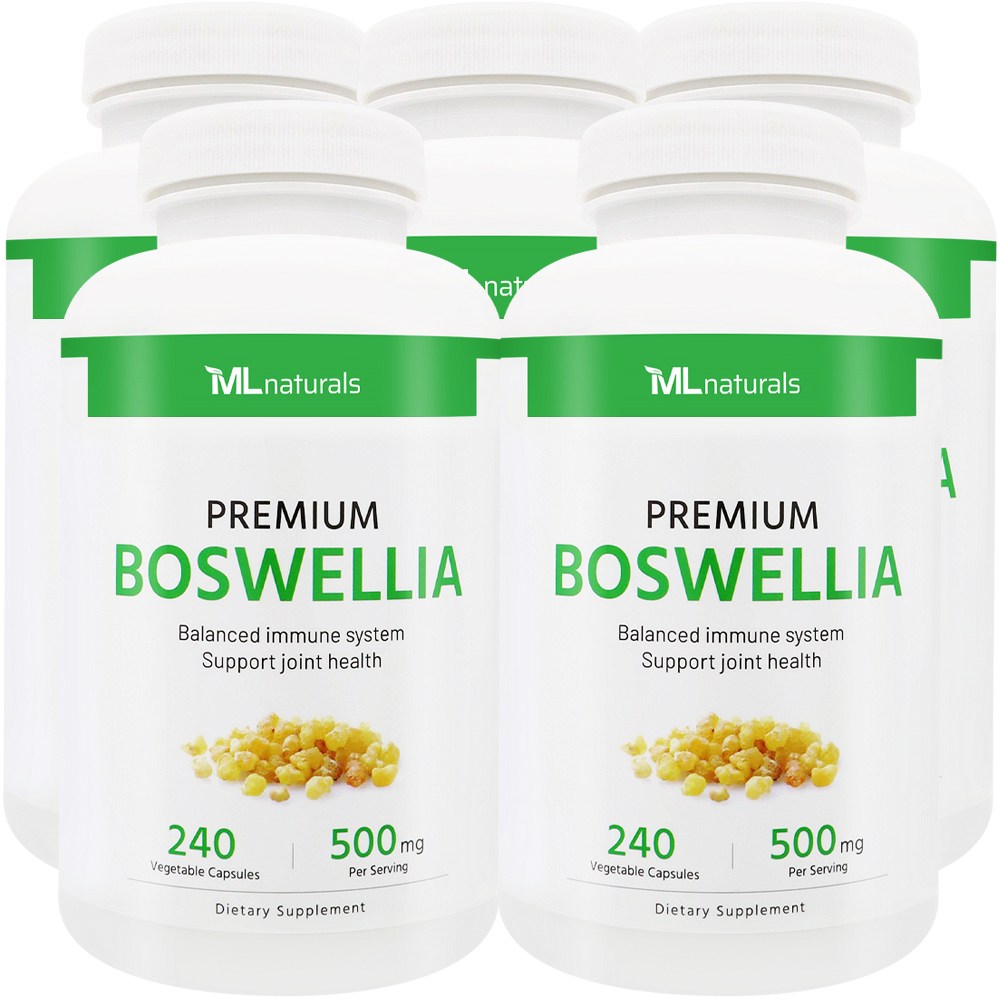 [미국번개배송] 착한명품 마이라이프 내추럴스 보스웰리아 500mg 240정 5병 83,600원