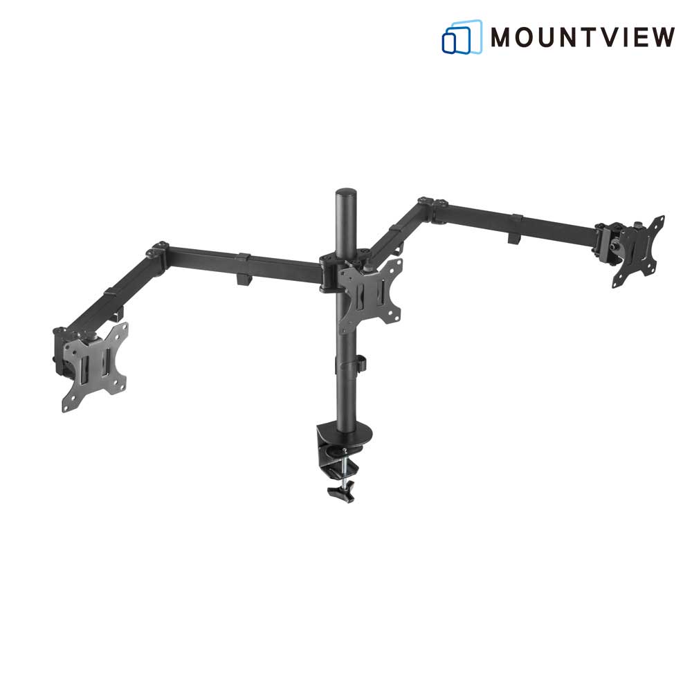 마운트뷰 트리플 모니터 암 클램프형 거치대 MV12-C034N, 1개, 블랙 54,890원