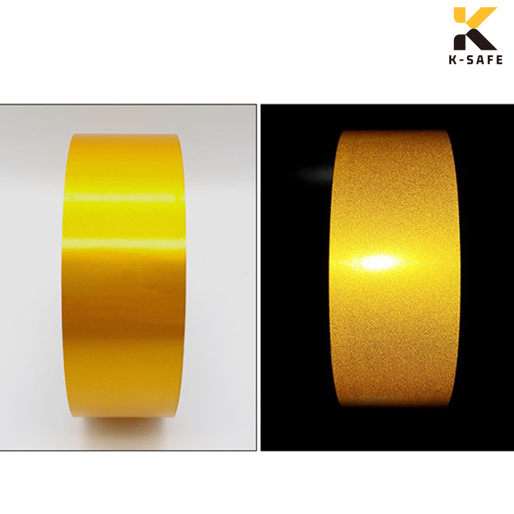 케이세이프 황색 일반 반사테이프 (폭 x 45.7M), 황색 (폭10cmx45.7M), 1개 25,900원