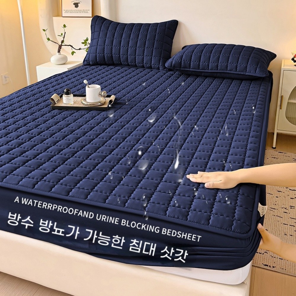 Gawik 방수 누빔 매트리스 커버 침대커버 알러지제어방수 침대 커버침대 삿갓(베개커버 미포함) 18,800원