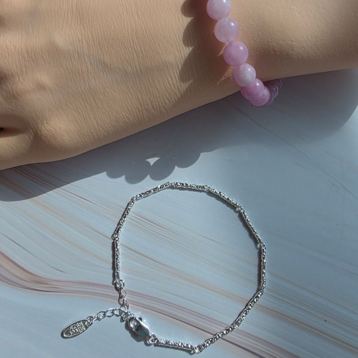 천연원석 로즈 라벤더 자수정 팔찌 39,000원