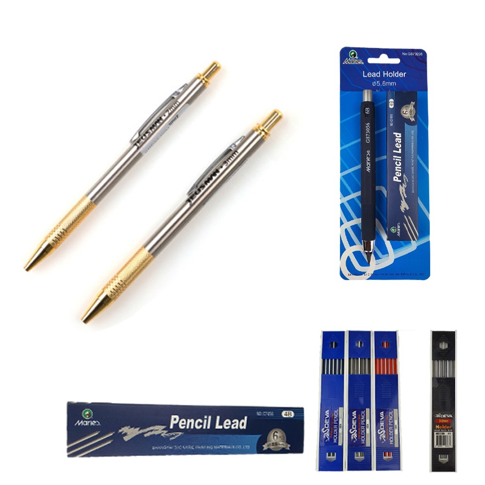 제우스맨 홀다샤프 2mm/3mm 마리에5.6mm 홀다샤프 목공 제도 드로잉 필기 스케치 1,800원