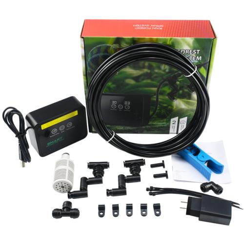 미스팅기 자동분무 파충류 지능형 스프레이 시스템, 안개 테라리움 가습기, 전자 타이머, 자동 비 숲 키트, 제어 스프링클러 54,100원