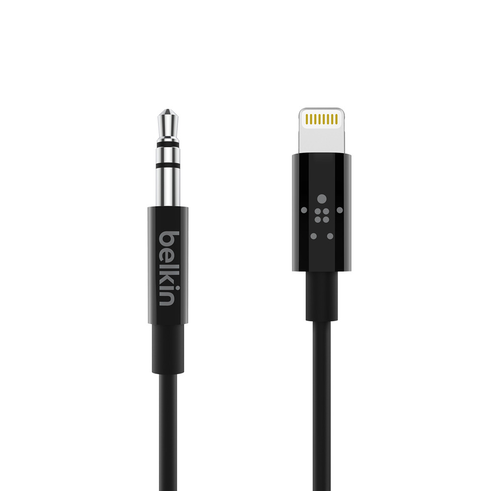 벨킨 3.5mm AUX 오디오 to 라이트닝 8핀 아이폰 케이블 0.9m, AV10172bt03, 블랙 29,900원