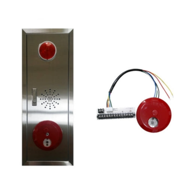 속보노출함일체형 SUS 경종단락보호장치 내장형 단자대 14p+2차리드선 결선됨 발신기함 소방설비 소방공사 46,330원