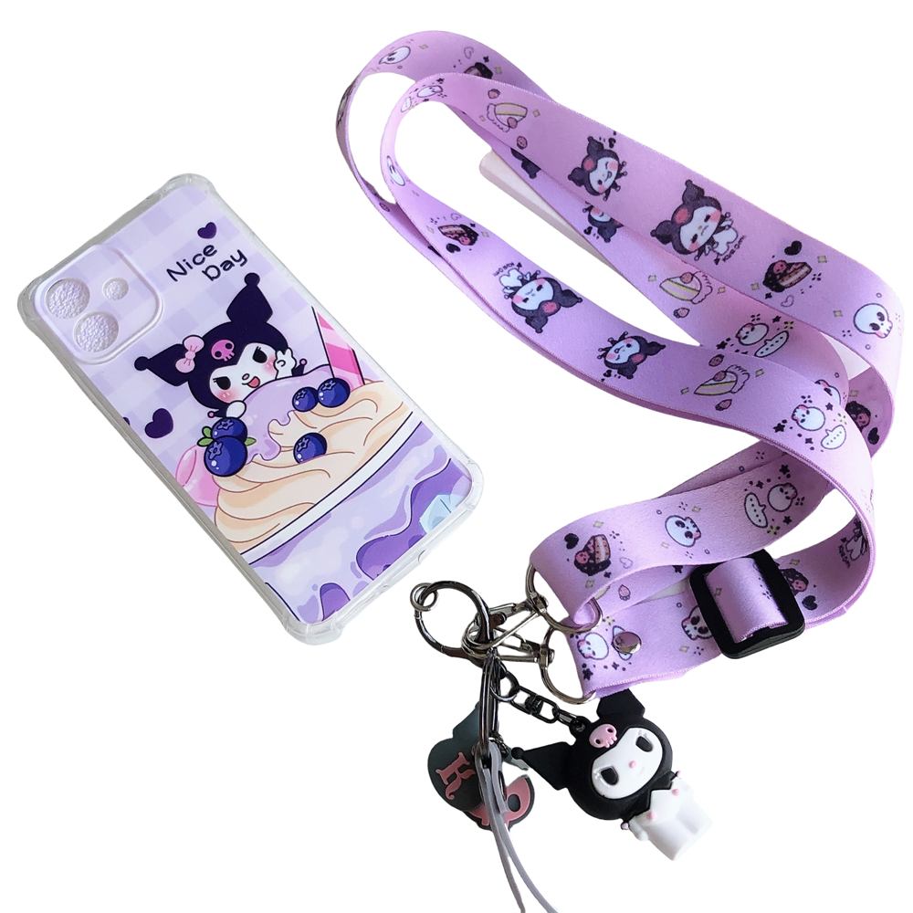 AT-M130 케이스 산리오 쿠로미 목걸이 폰스트랩 잼폰2키즈폰 25,900원