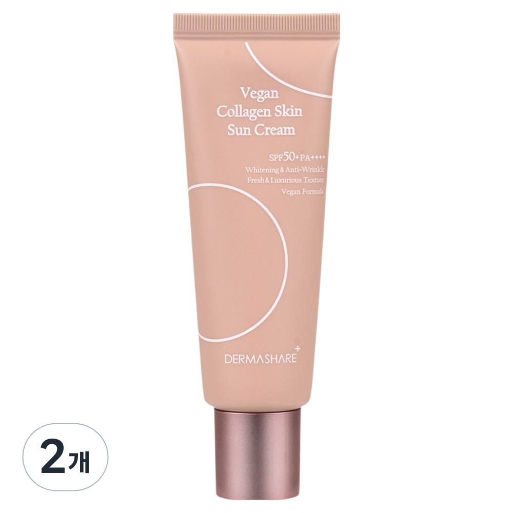 더마쉐어 콜라겐 스킨 선크림 SPF50+ PA++++, 50g, 2개 15,700원