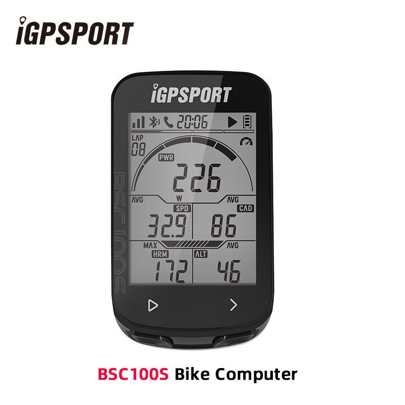 자전거 속도계 IGPSPORT-BCS100S 컴퓨터 BLE ANT 2.6 인치 IPX7 c타입 40H 배터리 수명 자동 백라이트 GNSS 스톱워치 IGS 79,740원