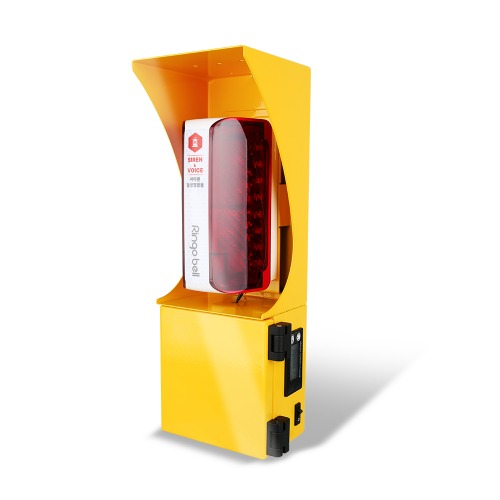 안전 음성위험경보기 건설현장 크람쉘 붐대 음성출력 충전식 무선송신기 호출벨 연결 경광등 다국어멘트지원 GSR-400RV, 1 358,000원