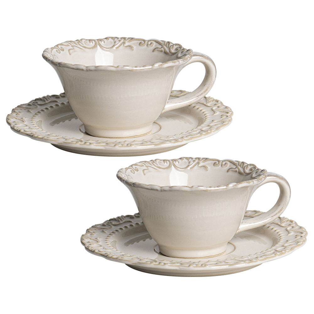 엔틱 바로크 커피잔 세트 225ml, 단일색상, 2세트 32,320원