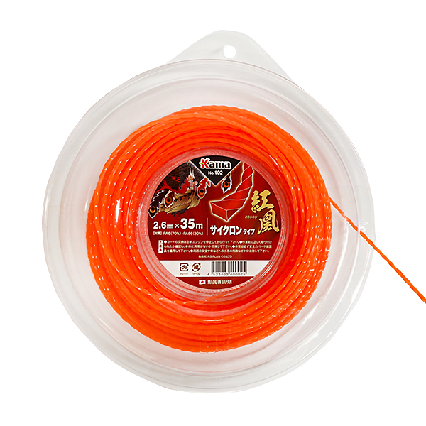 카마 일제 예초기 줄날 커터 나일론 캇타 예초기날 꽈베기 톱니형 사각형 KAMA 16,370원