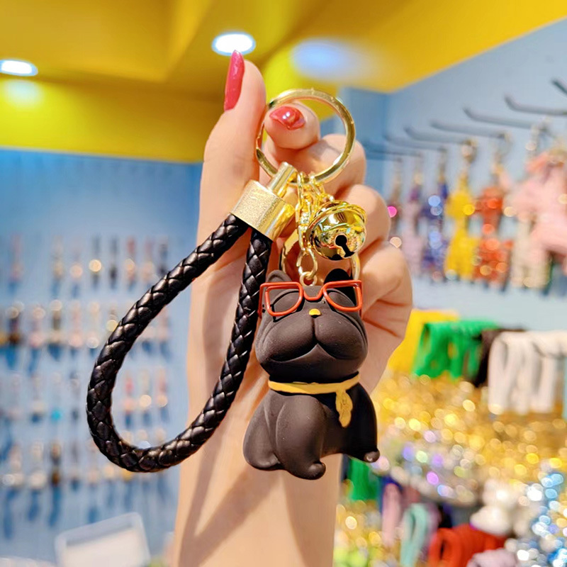 도림 범생이 안경 불독 자동차 키링 4,900원