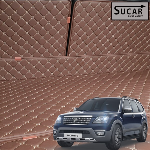 더뉴 모하비 슈카마켓 퀄팅 트렁크매트 7인승 일체형 차박 용품 기아, 블랙+베이지, 모하비 67,200원