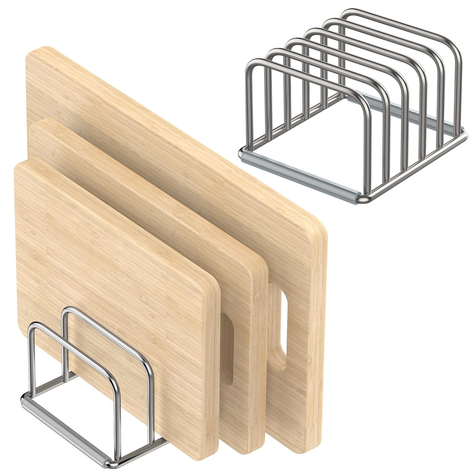 도마 홀더 스탠드, 도마 보관 선반, 도마 정리함, 304 스테인리스 스틸 도마 홀더, 쿠키 시트 정리함, 2개, 2.95*4.3inch 22,800원
