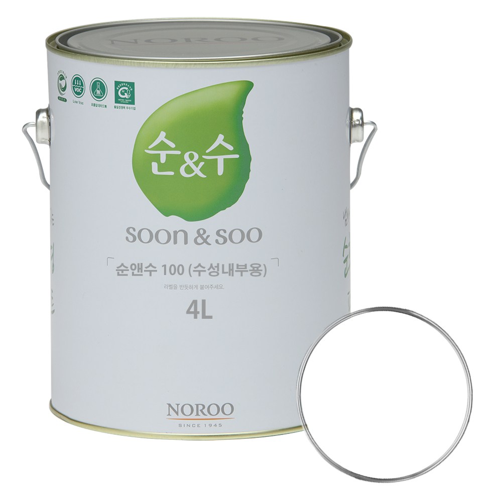 노루 순앤수100, 화이트1, 4L, 1개 19,000원