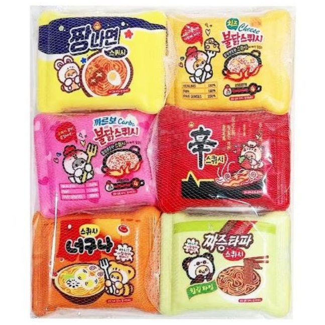 봉지라면 패러디 스퀴시, 1개, 봉지라면 패러디 스퀴시 1,800원
