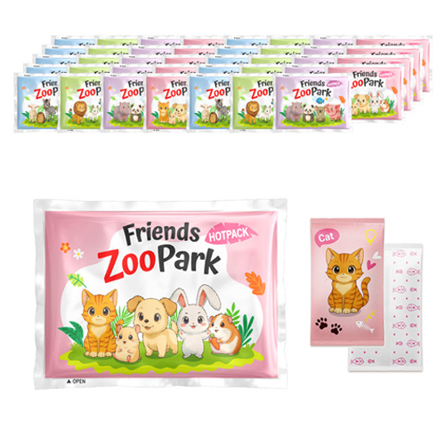 인라이프 프렌즈 ZooPark 포켓용 핫팩 랜덤발송 35g, 40개 10,100원