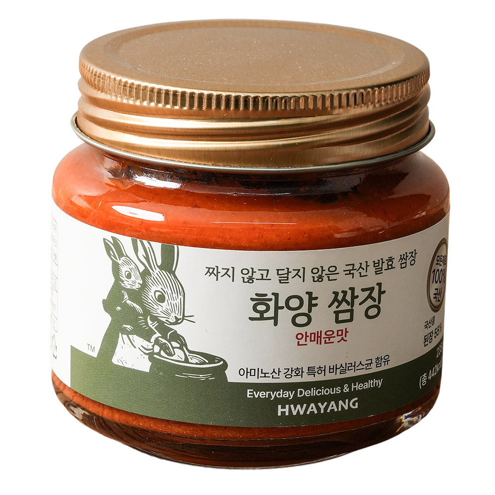 [추가증정] 짜지 않고 달지 않은 국산 화양 쌈장, 500g, 2개 59,700원