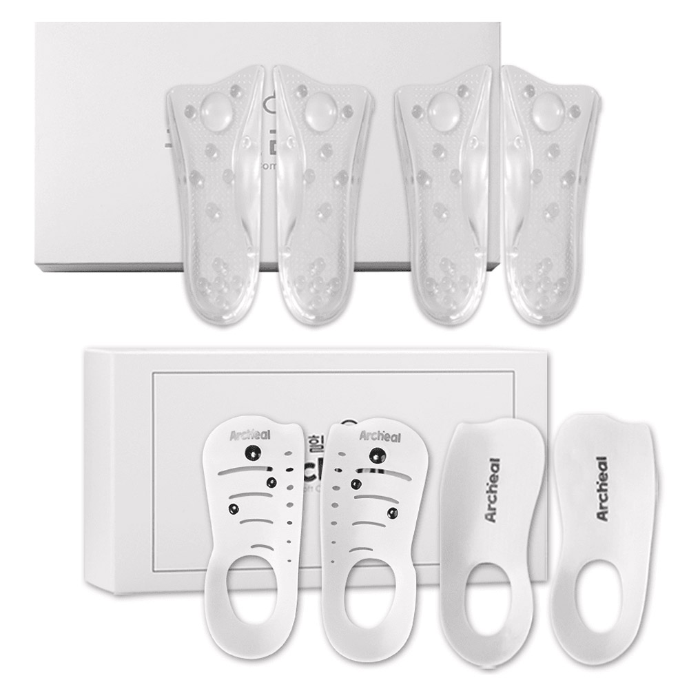 [TenTenPlus] TV홈쇼핑 히트상품 발편한 구름젤리깔창+아치힐깔창/4세트 구성 발피로감 완화 바른자세 간편세척/모든 신발 공용/충격흡수 분산 29,900원