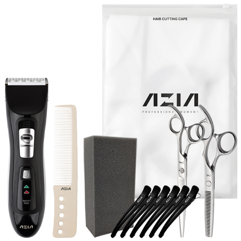 아지아 셀프 이발 7종세트 JP-950A 남자 바리깡 헤어 도구 일자 숱 가위 가정용 클리퍼, JP-950ASET 84,900원