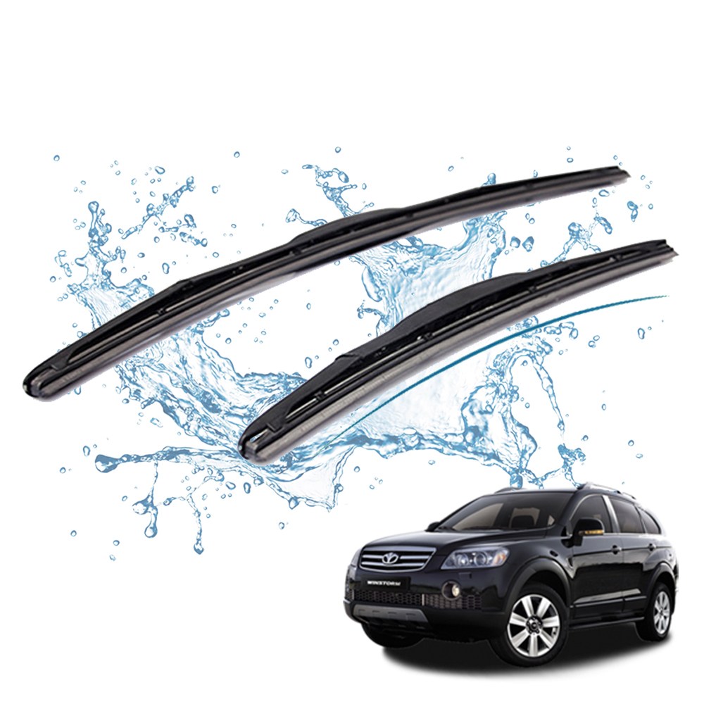 윈스톰와이퍼 하이브리드 순정형 1세트 발수코팅 윈도우브러쉬 600mm 400mm 12,500원