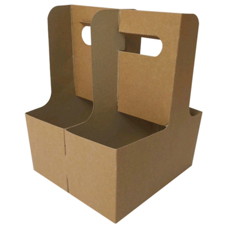 [불꽃 합지 컵캐리어] - 테이크아웃 2구 컵캐리어, 1개, 200개입 17,500원