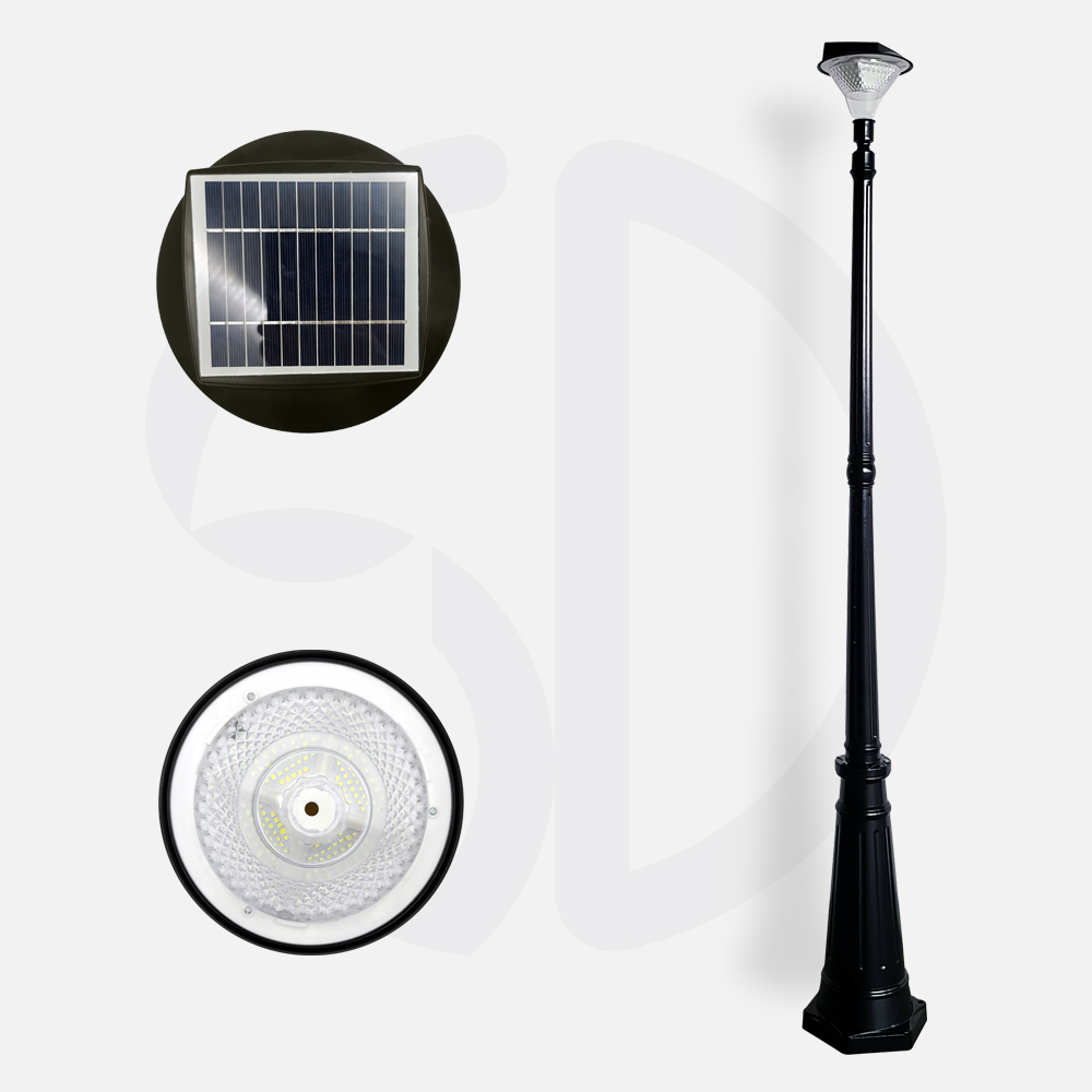 솔까든 태양광가로등 1.6m,2m 높이 실속형 85LED 태양열 정원 전원주택 정원등 85,000원