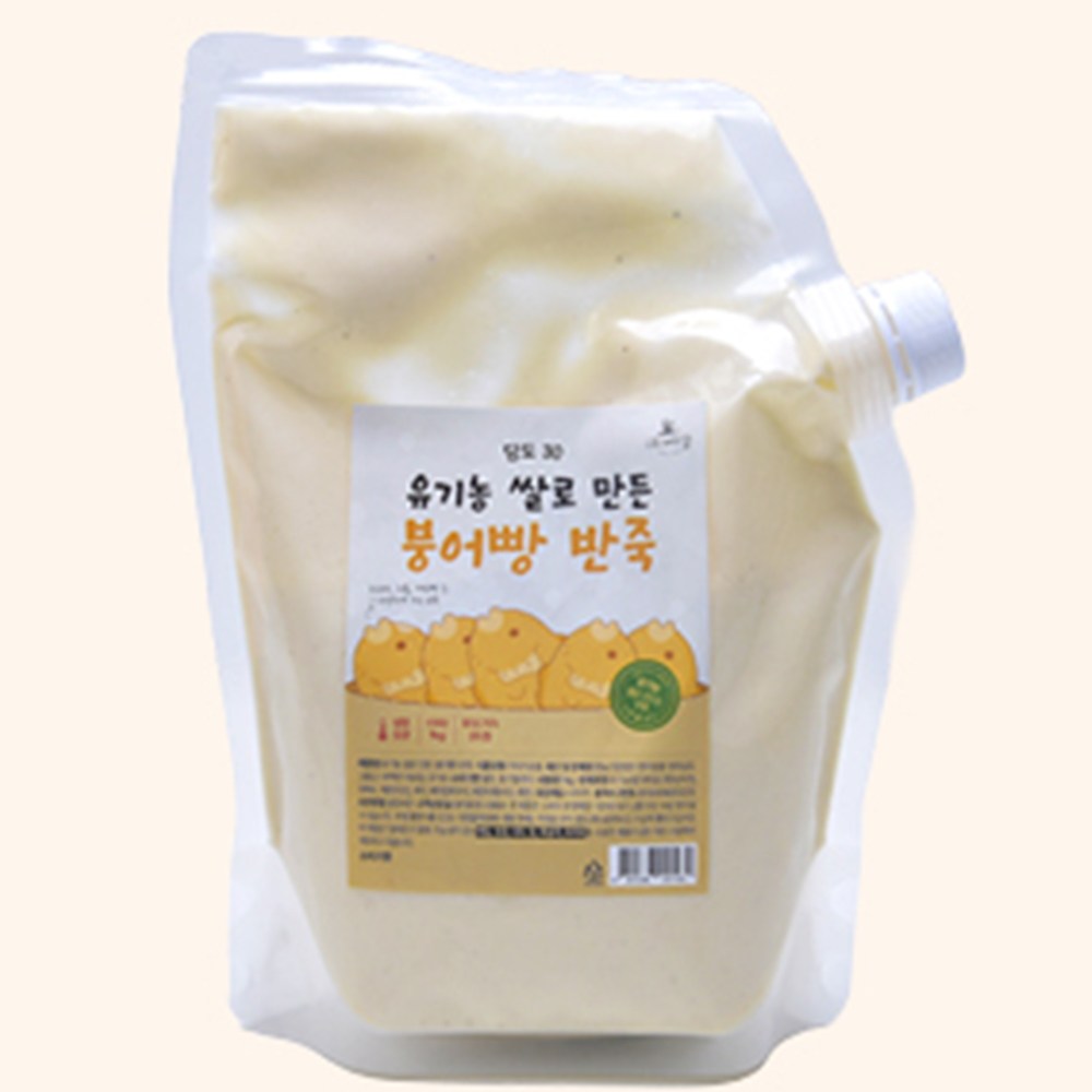 아빠랑 국내산 유기농 쌀로 만든 붕어빵 반죽 (당도30) 1kg, 1개, 1kg 6,500원