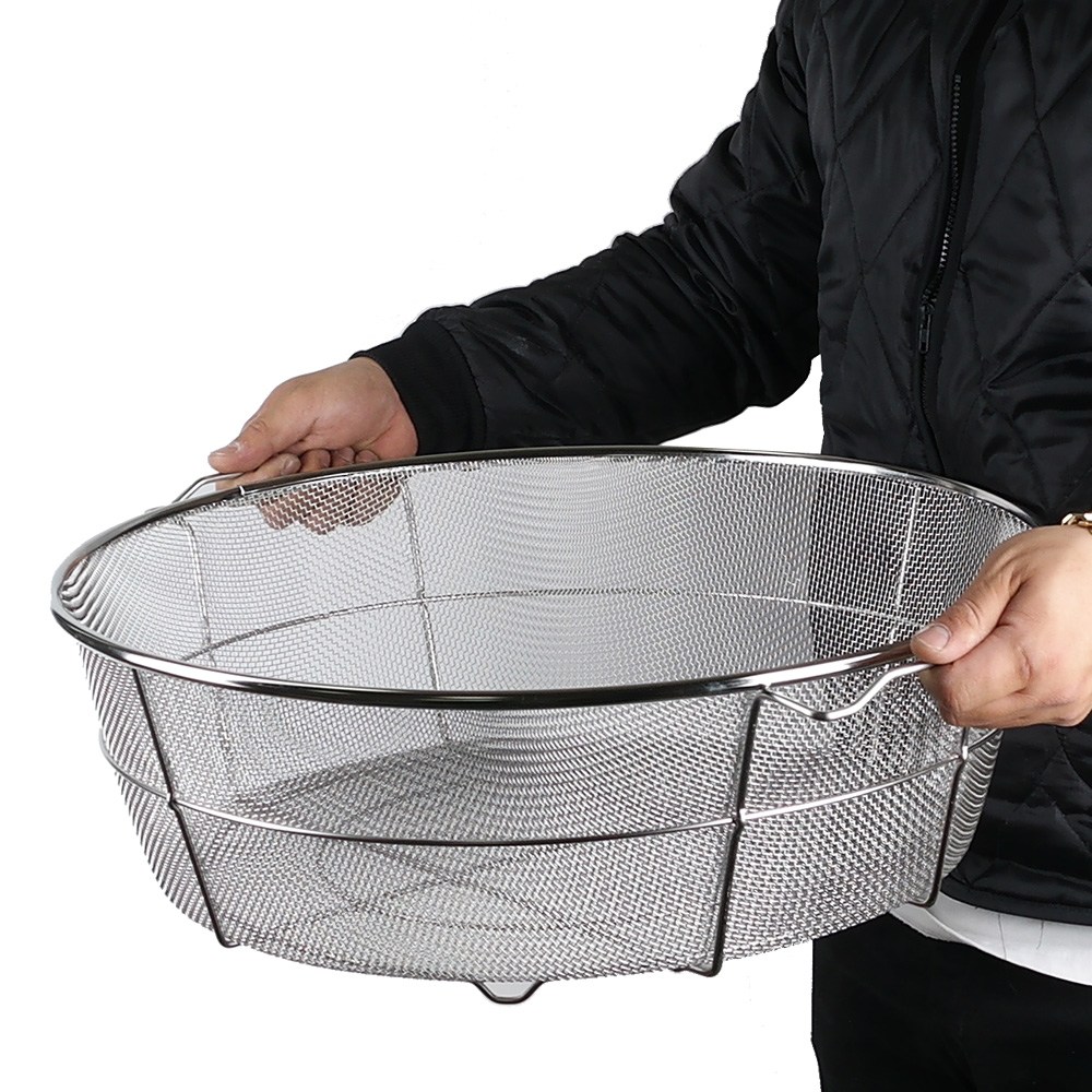 MIN COOK 스텐 대형 원형 프레임소쿠리 업소용 스텐채반 메쉬 채망 82,050원