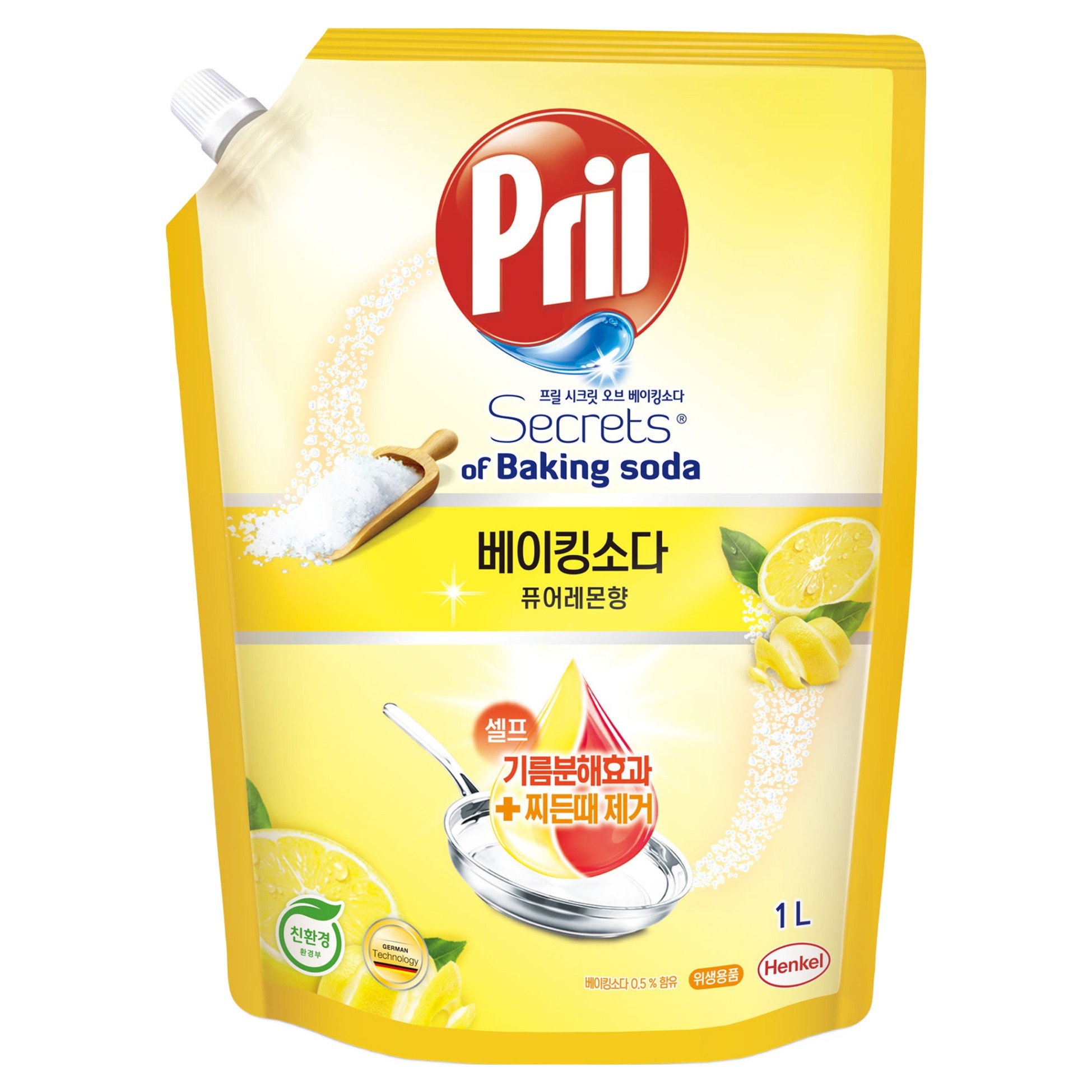 프릴 시크릿오브 베이킹소다 퓨어레몬향 리필 4,670원