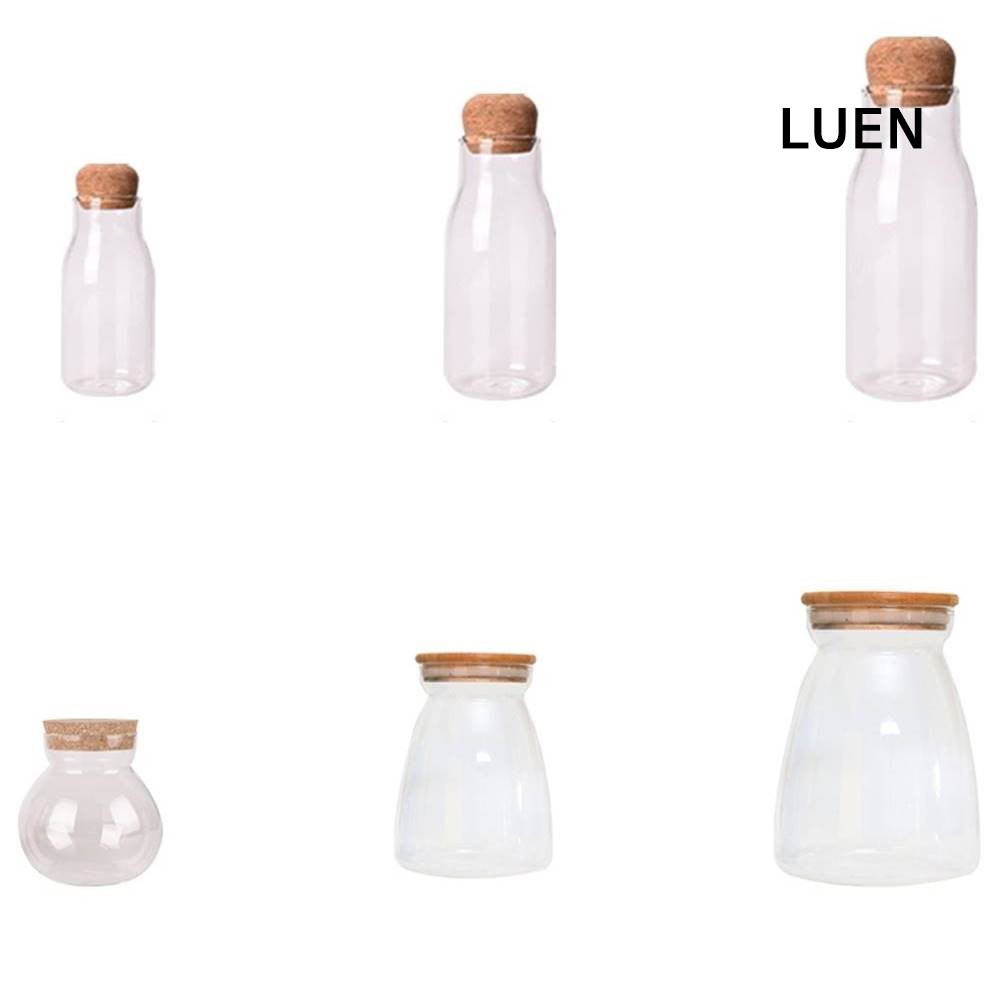 LUEN 준기비 유리 병 용기 밀폐 공 내열 쥬스 담금 잼 미니 과일청 효소 우유 소분 저장 더치 10,100원