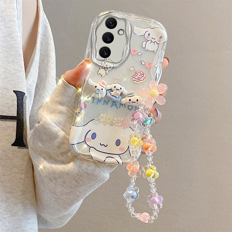 나무나라 갤럭시 A16 A15 A14 A13LTE A12 물결 웨이브 입체 캐릭터 스트랩 투명 젤리케이스 CY272 11,500원