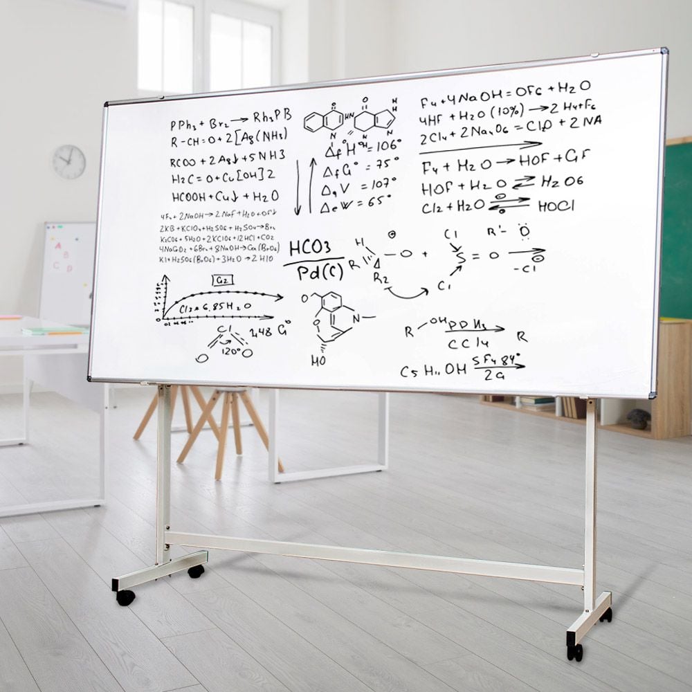 이동식 자석 화이트보드+거치대 세트 120x240cm jhh+56413Pl 347,300원