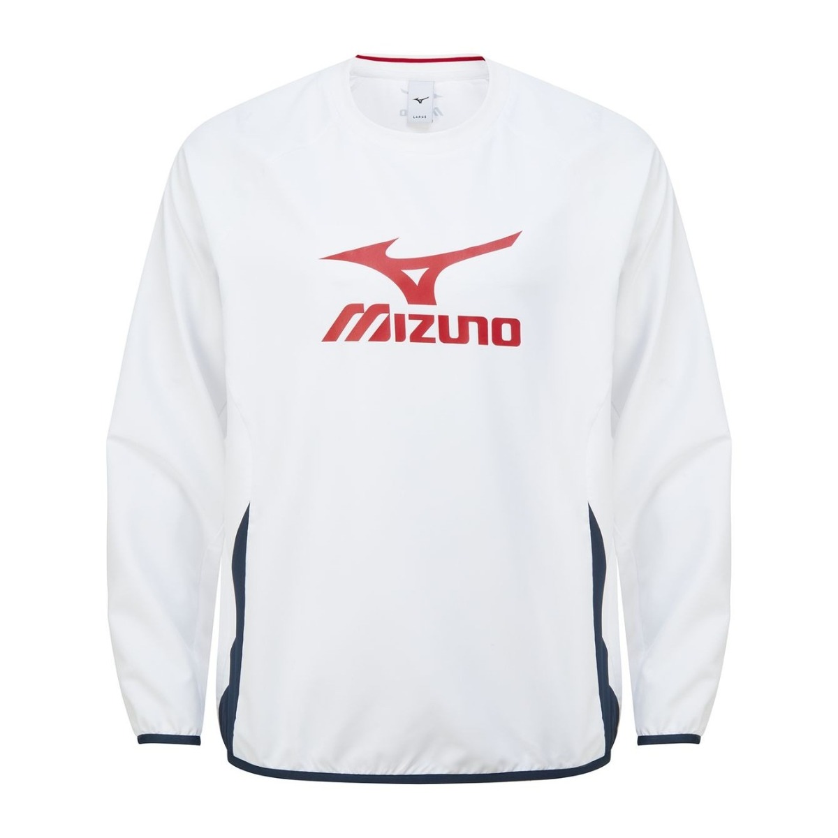 미즈노 블록 라운드넥 피스테 바람막이 러닝 우븐 티셔츠 126,000원