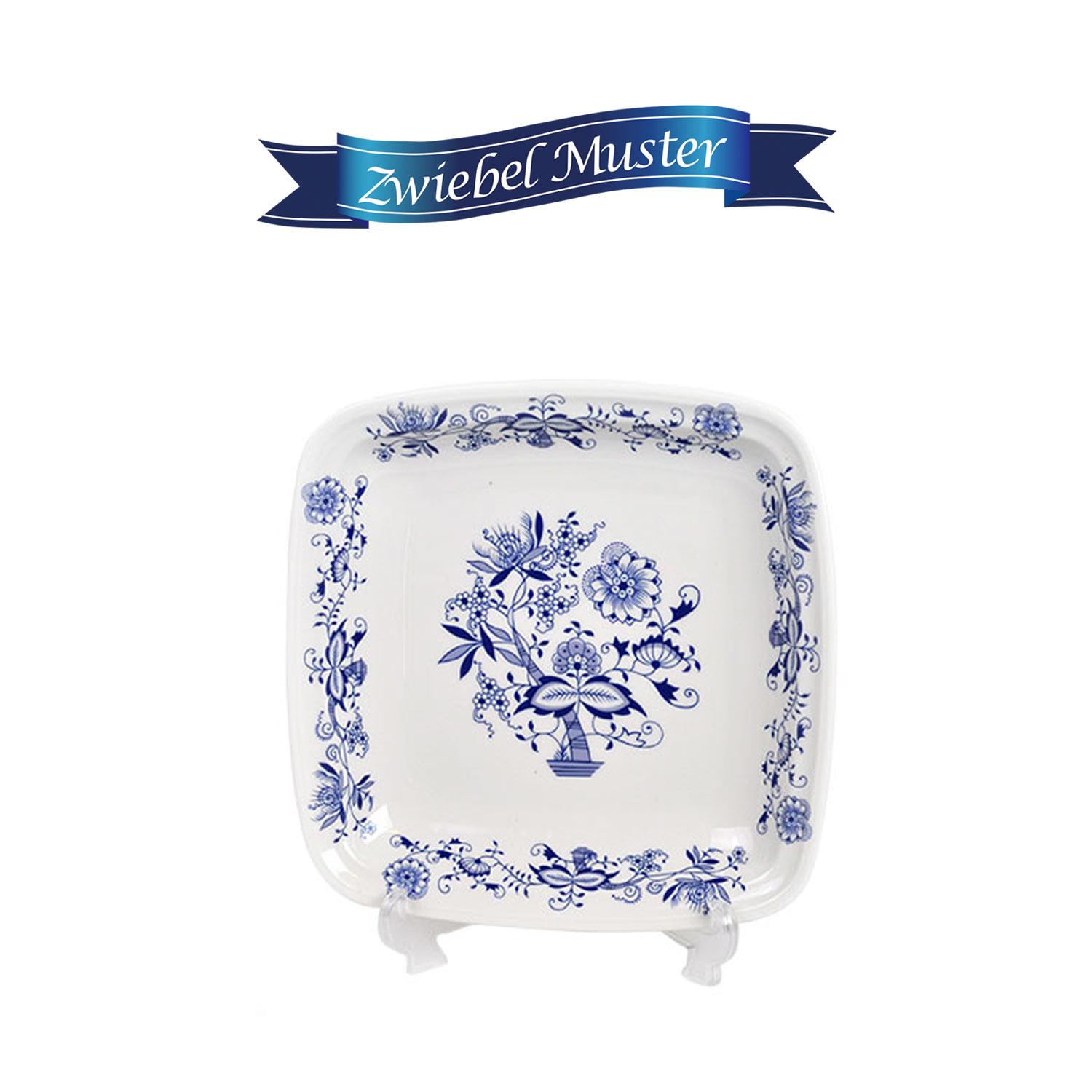 쯔비벨무스터 정사각 쿠프 특대형 1P 디저트 접시 이쁜그릇 파스타 빈티지 브런치 플레이트 91,000원